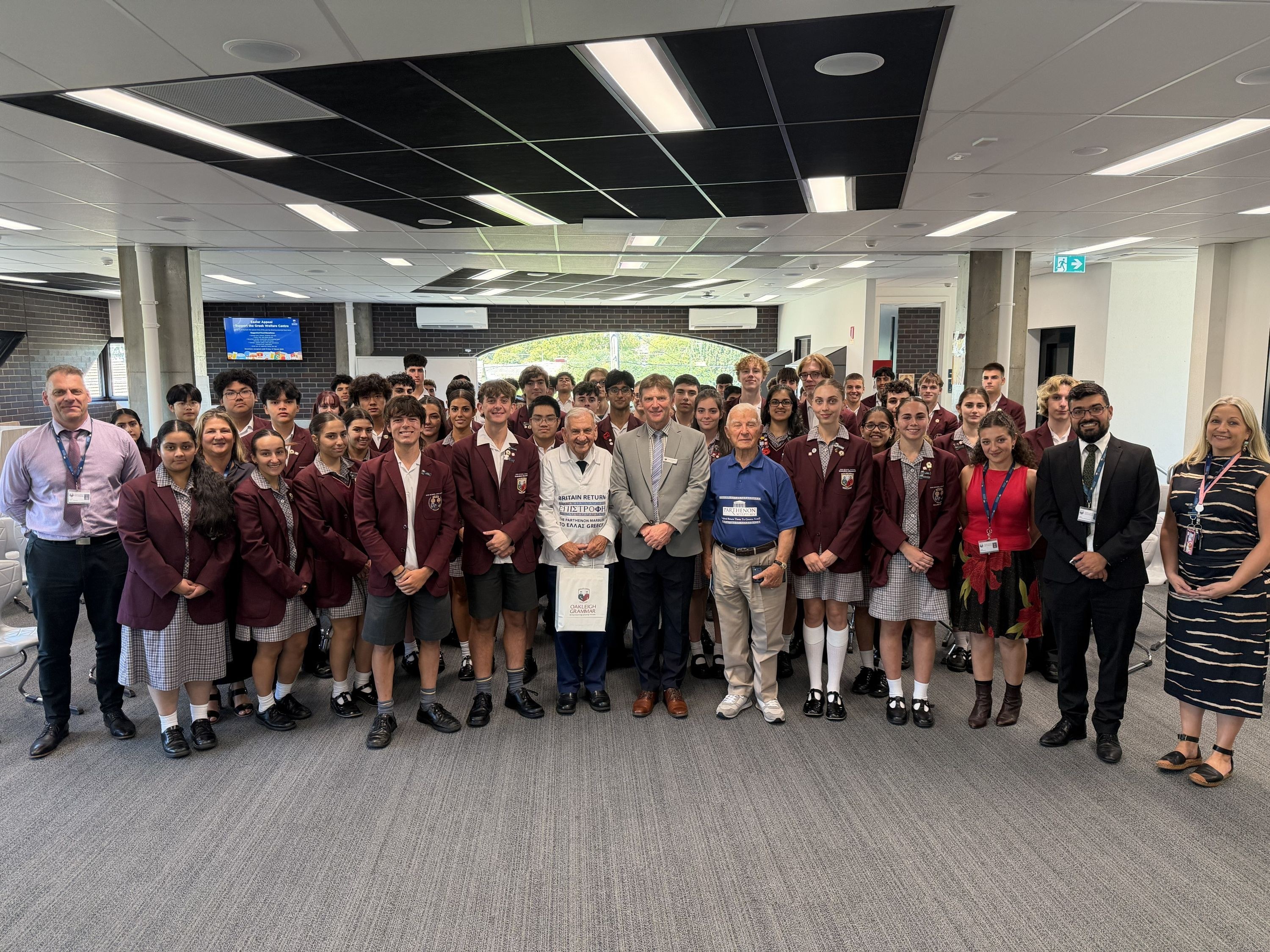 Parthenon Marbles advocate inspires Oakleigh Grammar’s Year 12 students